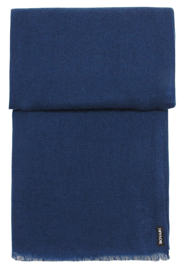 Kaschmirschal gewebt 100% Kaschmir  200x70cm blau